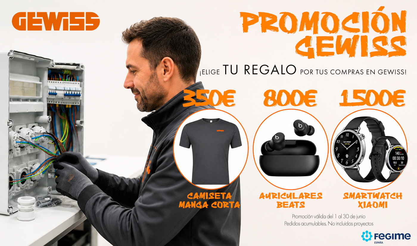 Compra Gewiss y elige tu recompensa