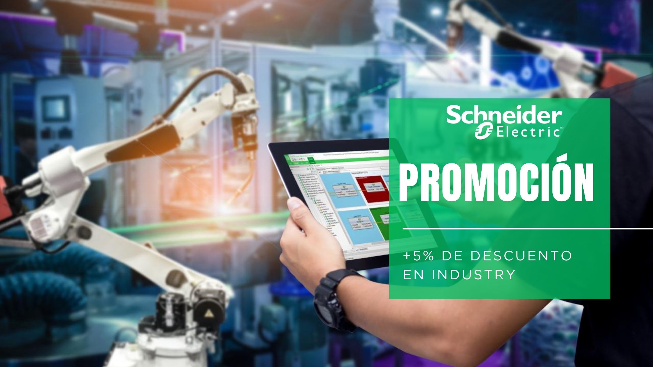 Promoción +5% descuento en Schneider Industrial