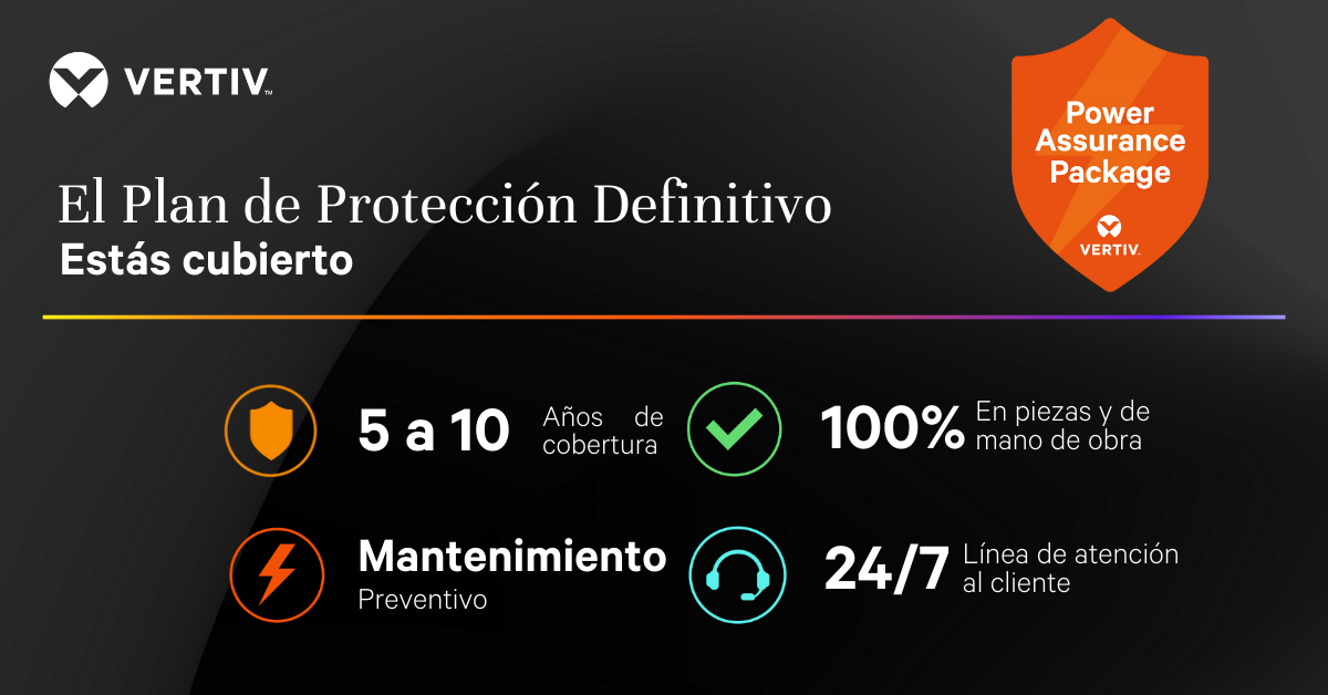 Promoción power services UP Vertiv