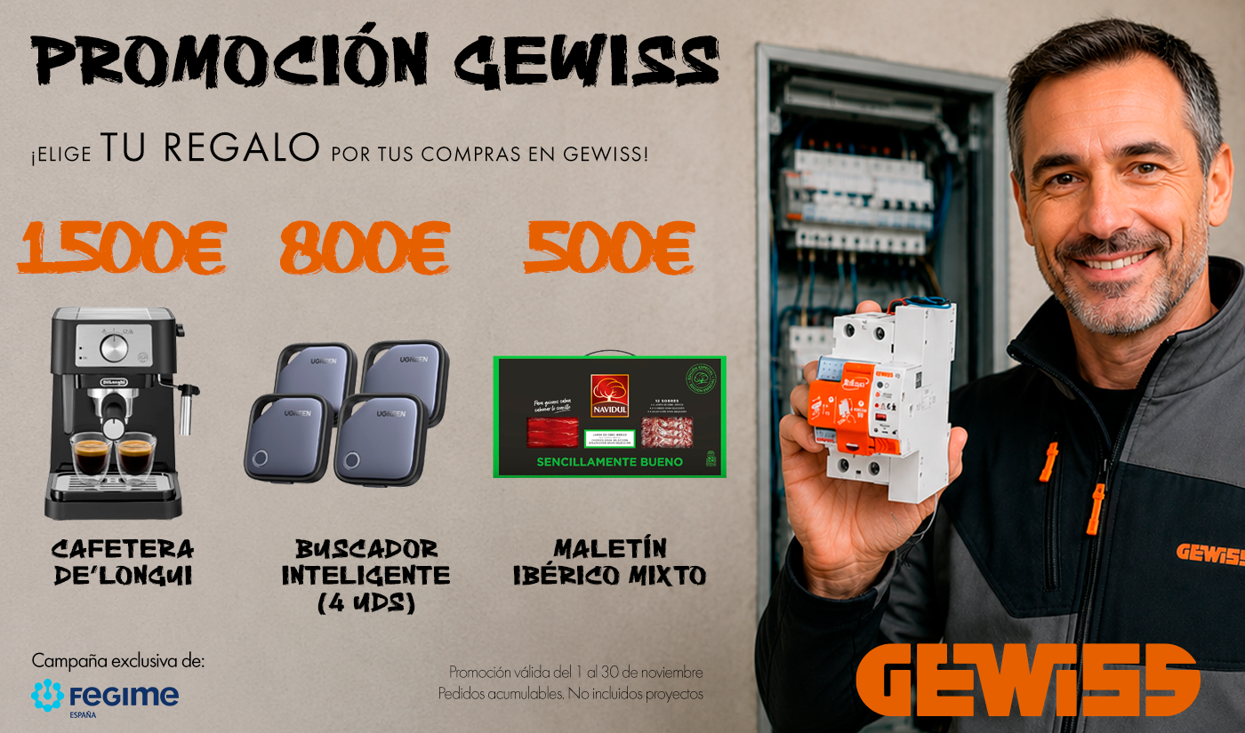 Promoción Gewiss noviembre