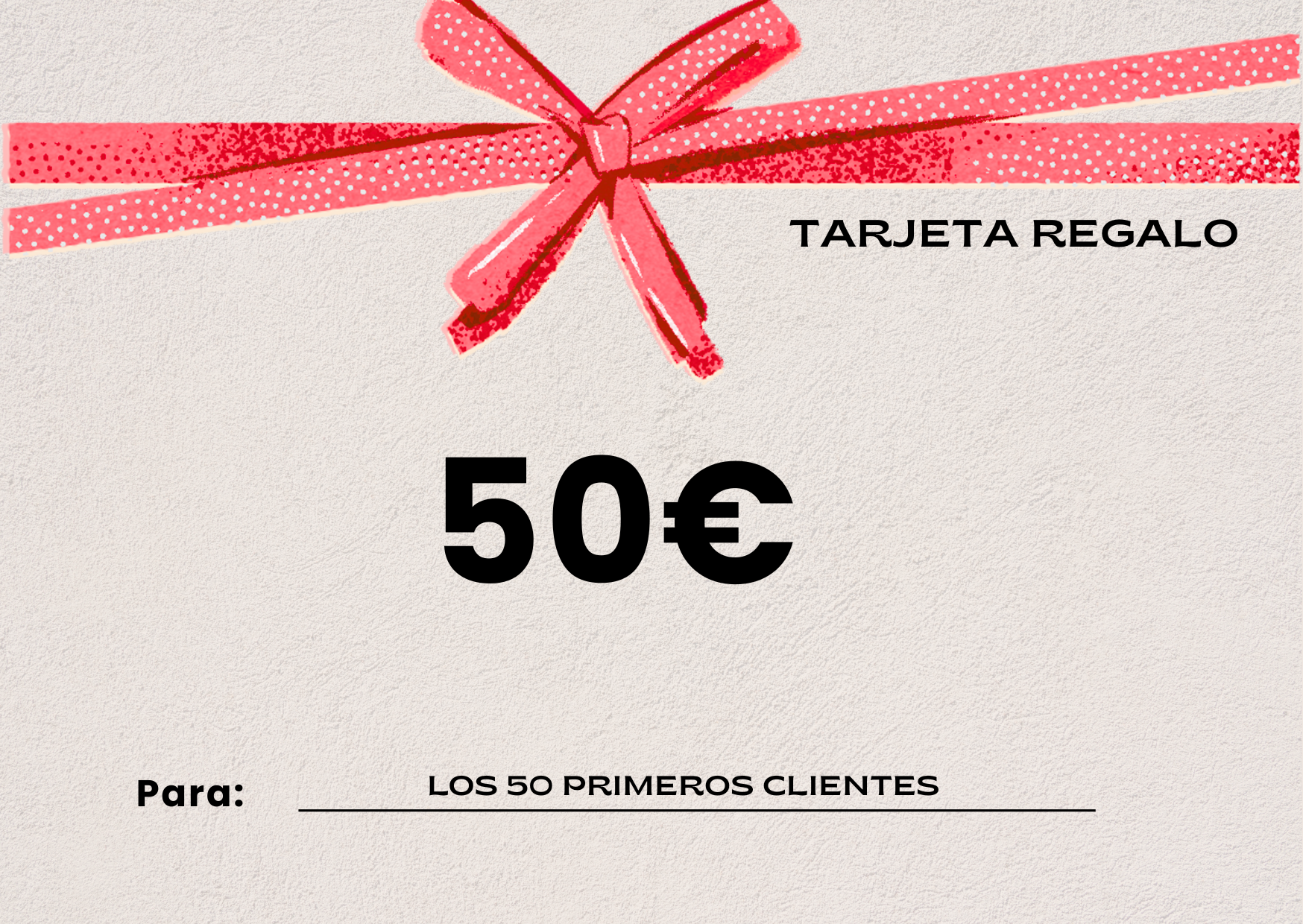 Tarjeta de regalo B.E.G.