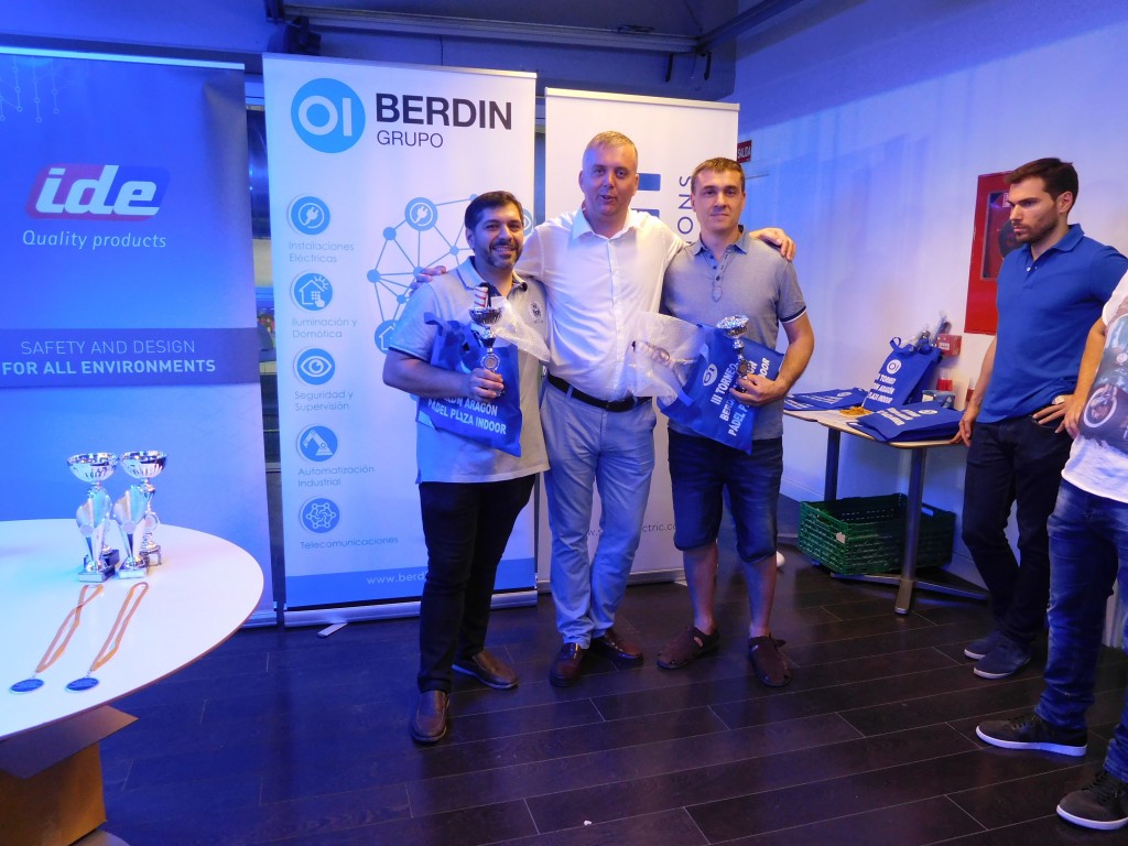 Ganadores III Torneo Pádel Berdin Aragón