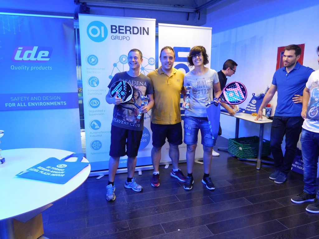 Ganadores III Torneo Pádel Berdin Aragón